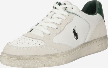 Baskets basses 'CRT LUX' Polo Ralph Lauren en blanc : devant