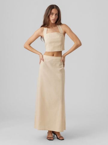 VERO MODA Nederdel i beige