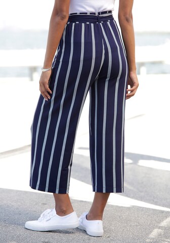 LASCANA Wide leg Pants in Blue