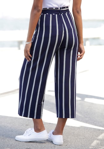 Wide Leg Pantalon LASCANA en bleu