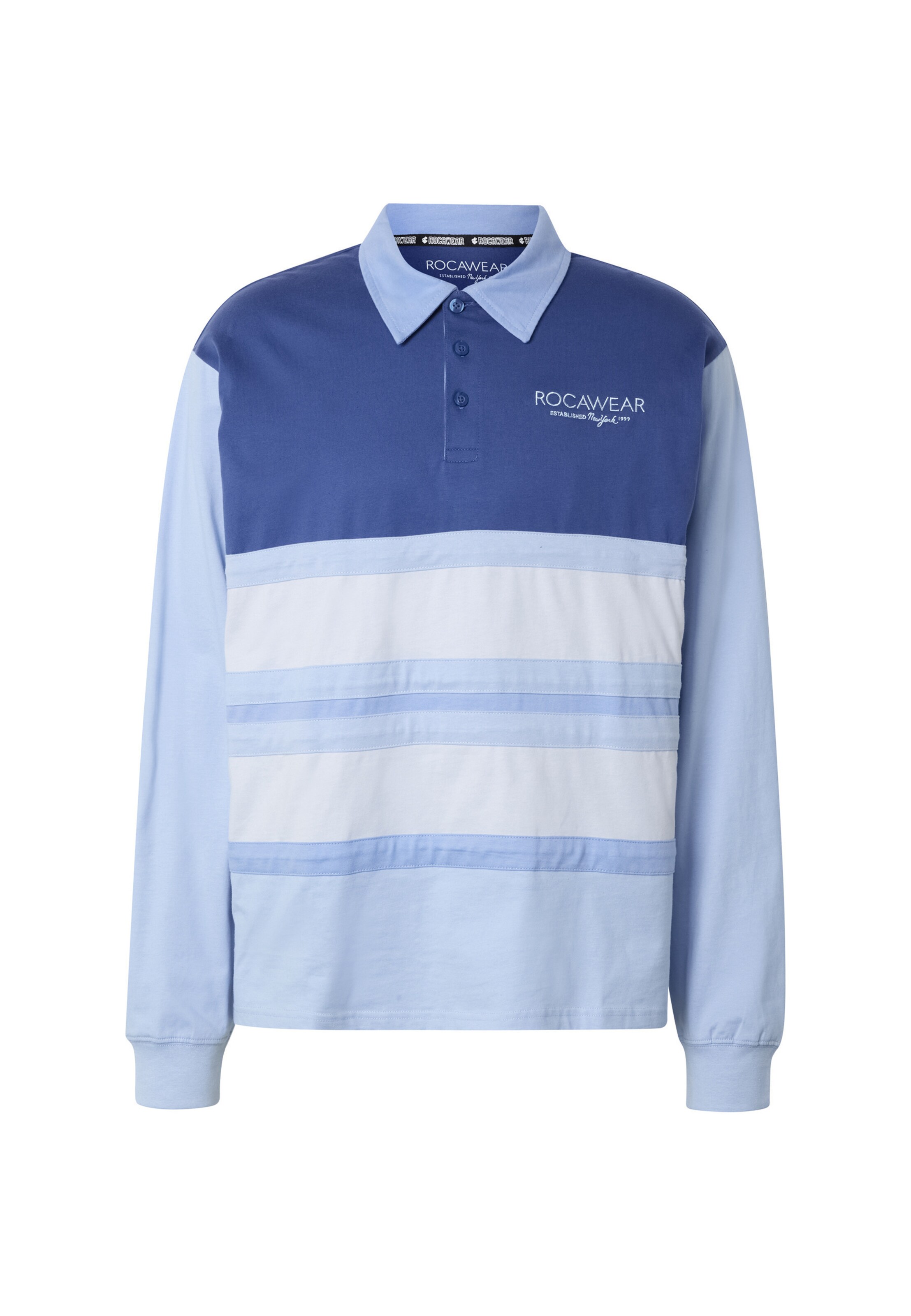 T-Shirt 'Oldbutgold' ROCAWEAR en bleu : devant