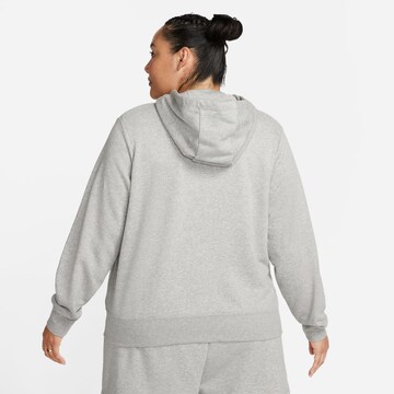 Nike Sportswear Спортна жилетка с качулка в сиво