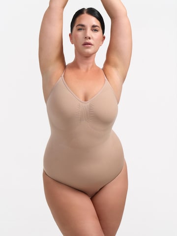 creamy Shaping Bodysuit in Beige