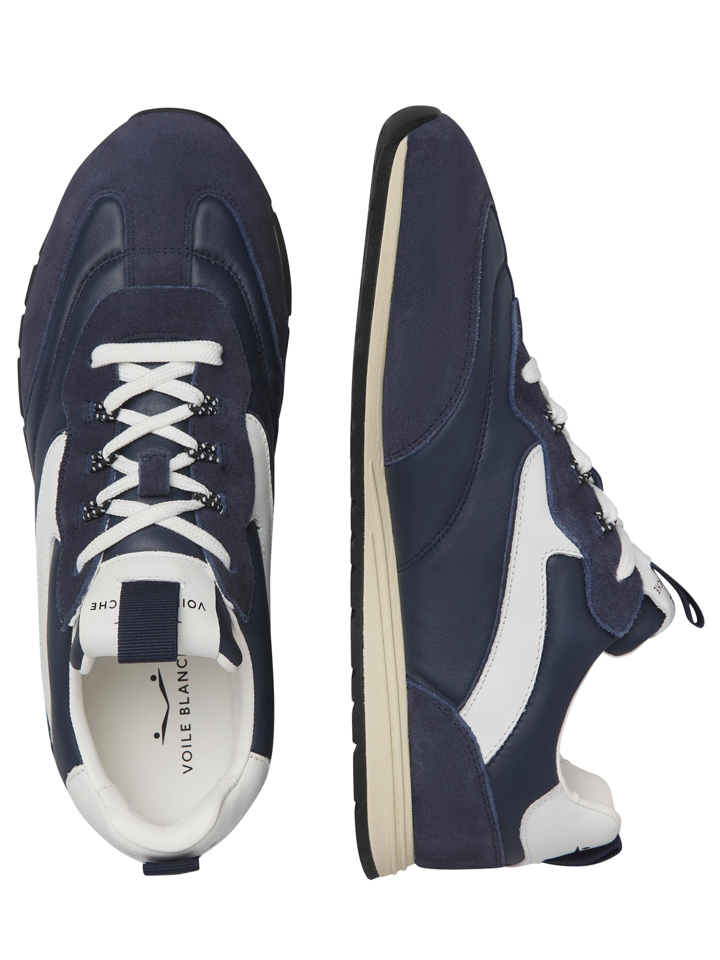 Voile blanche Platform trainers 'PLAY SNEAK M 01.' in Blue