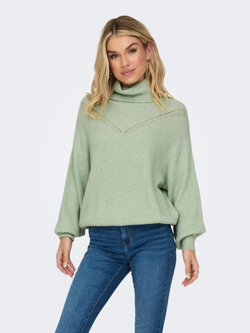 Pull-over 'KATIA' ONLY en vert : devant