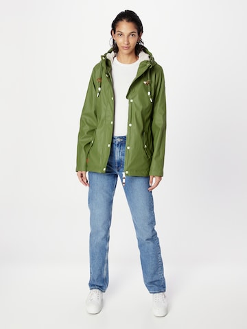 Ragwear Between-season jacket 'MARGGE' in Green