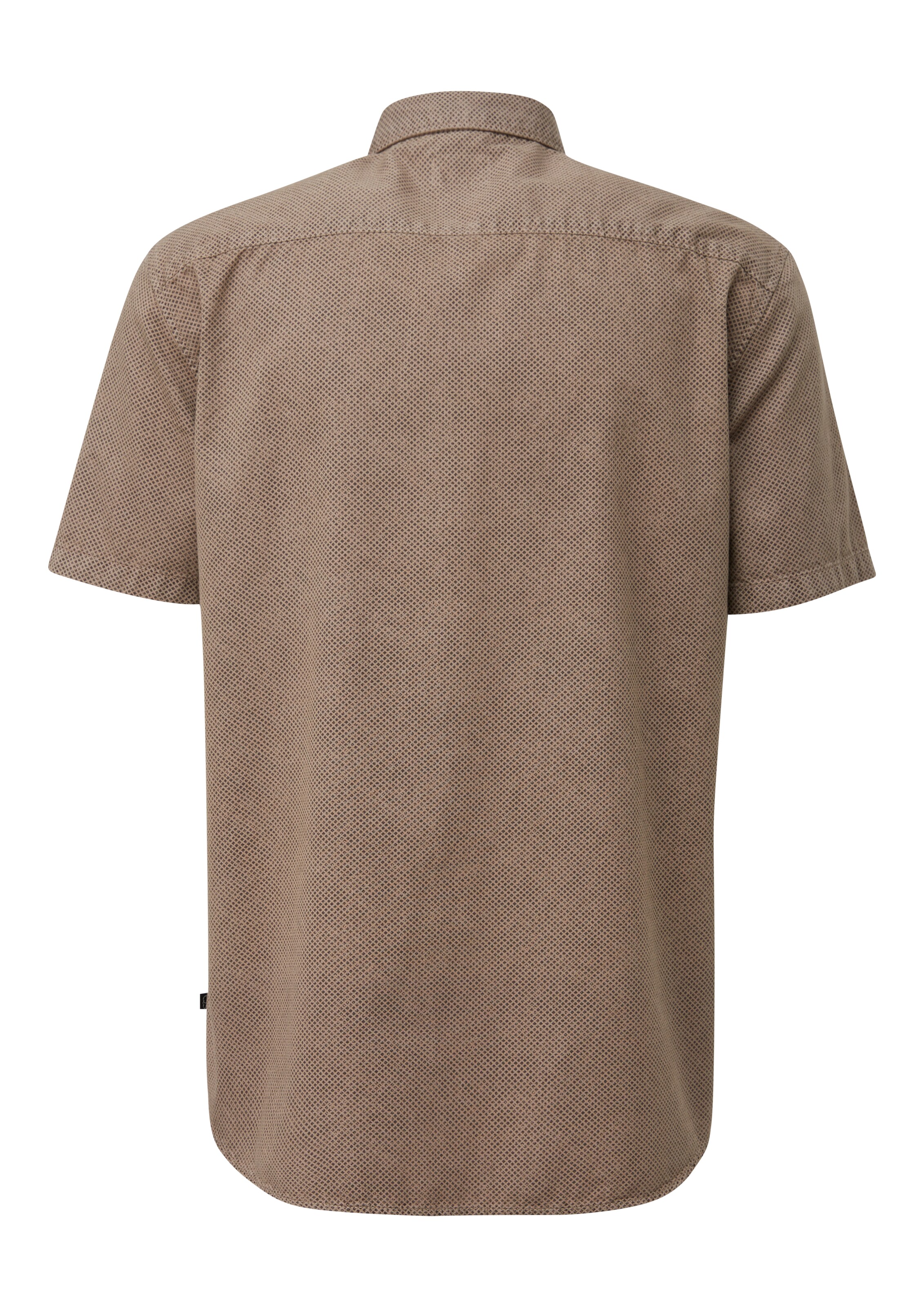 QS Regular Fit Hemd in Braun: Rückseite