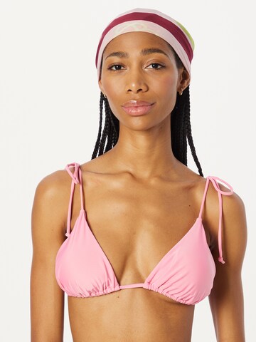 NLY by Nelly Triangel Bikinitop 'Harmony' in Pink: predná strana