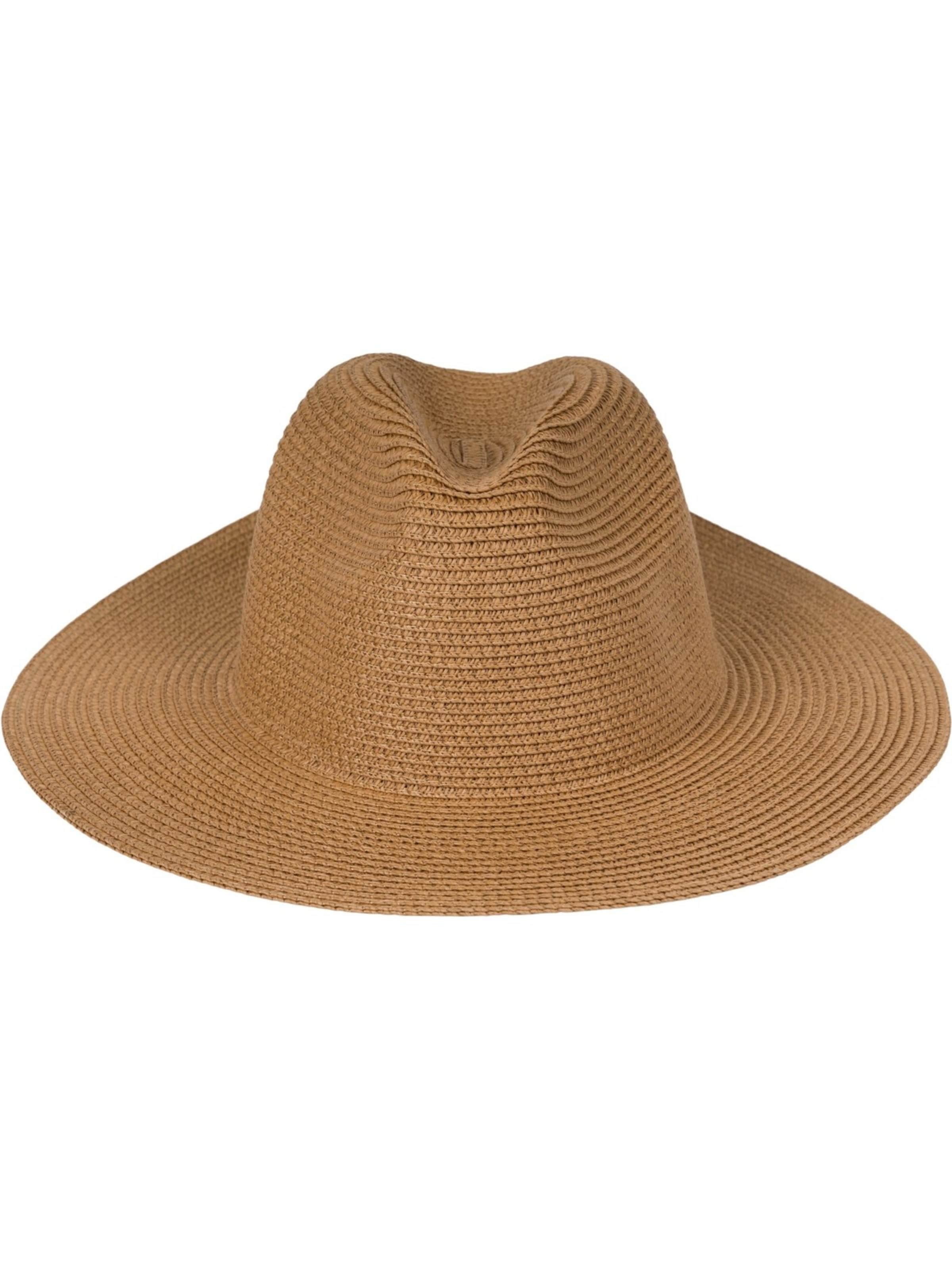 styleBREAKER Hut 'Panama Strohhut - Knautschhut'‌ in Braun