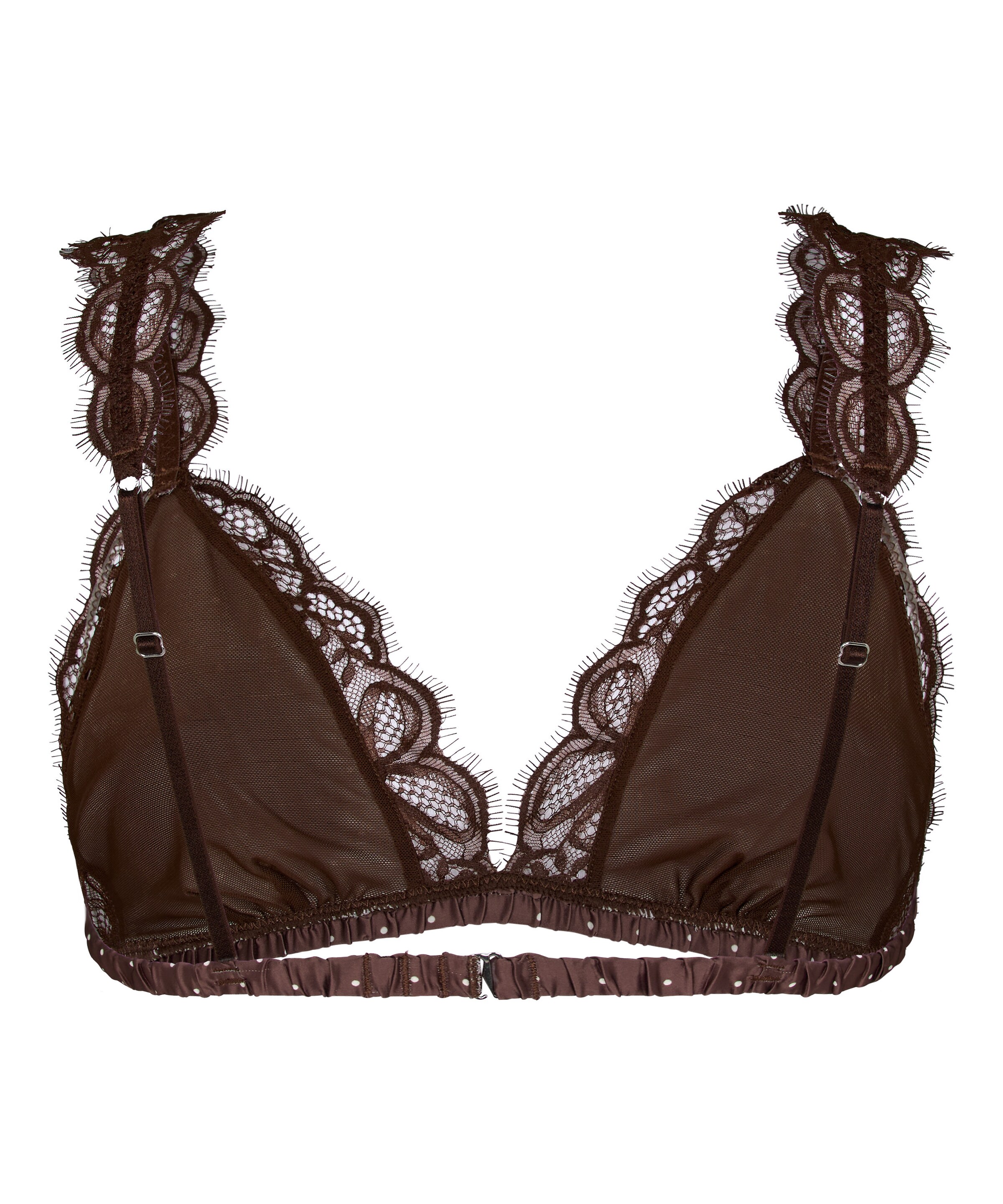 Hunkemöller Triangle Bra 'Eva' in Brown
