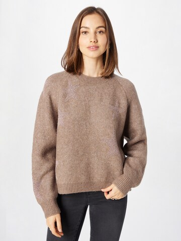 AllSaints Sweater in Brown: front