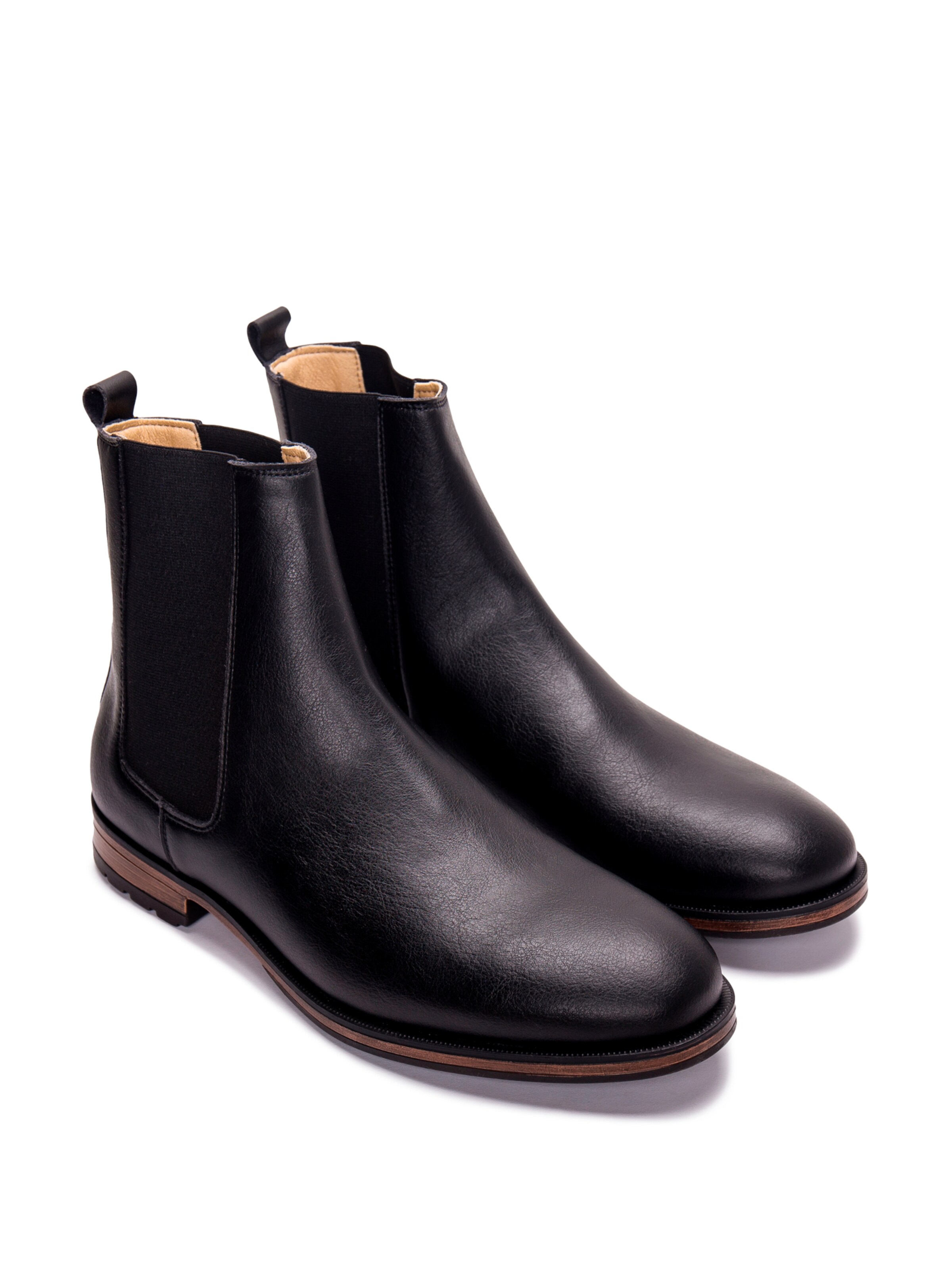 Chelsea Boots 'Basti' nae Vegan Shoes en noir