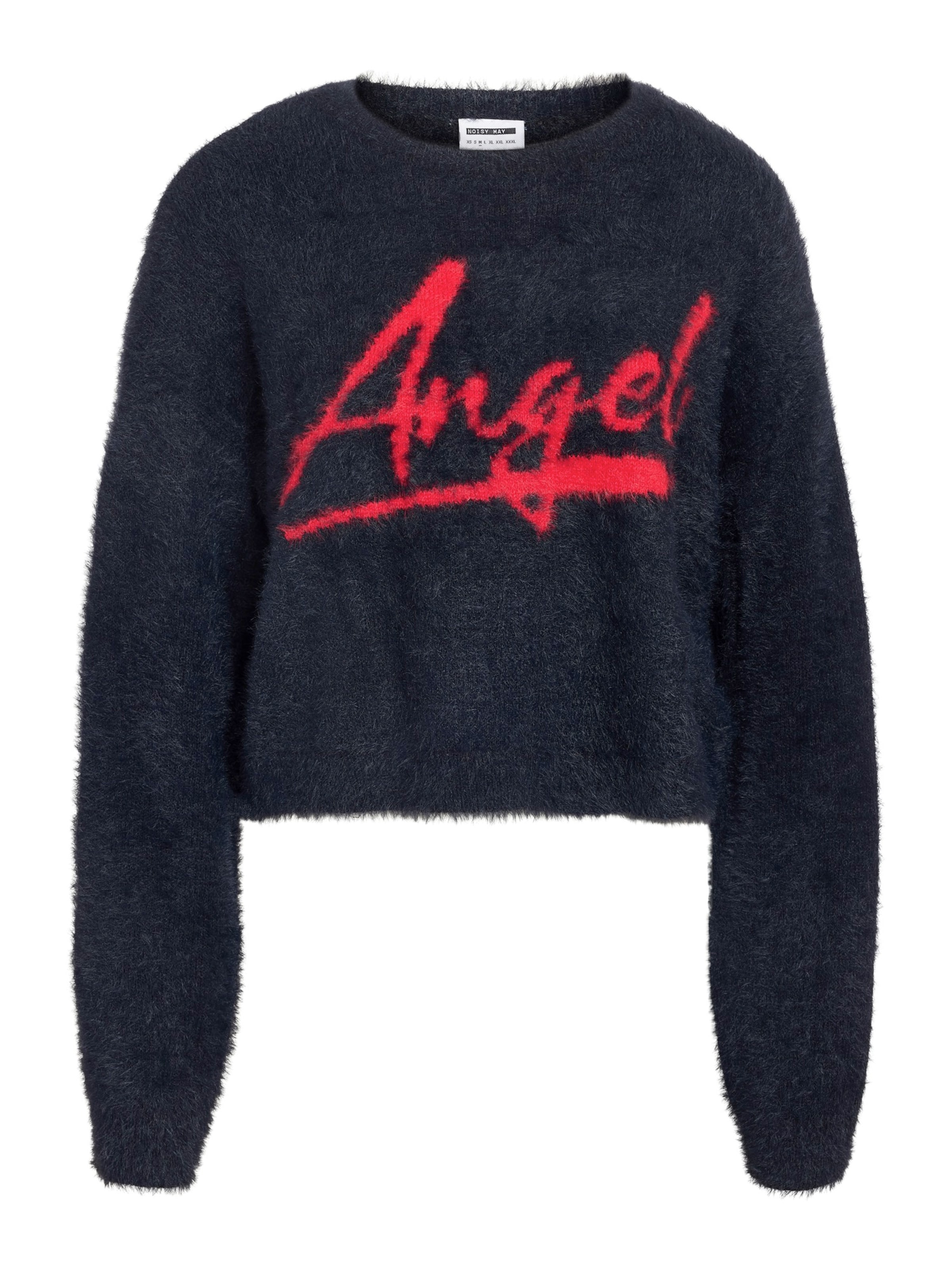 Noisy may Pullover 'NMHEIDI' in Schwarz: Vorderseite