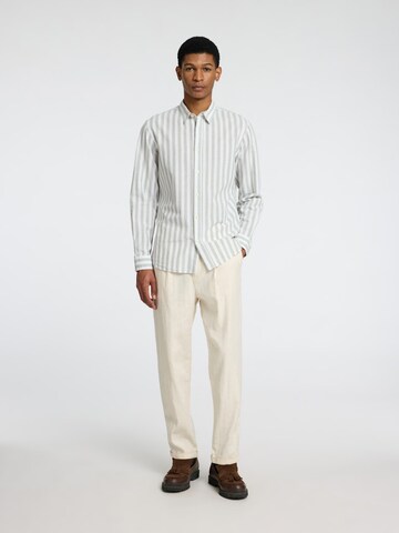 SELECTED HOMME Slim fit Overhemd 'SLHSLIMNEW' in Groen