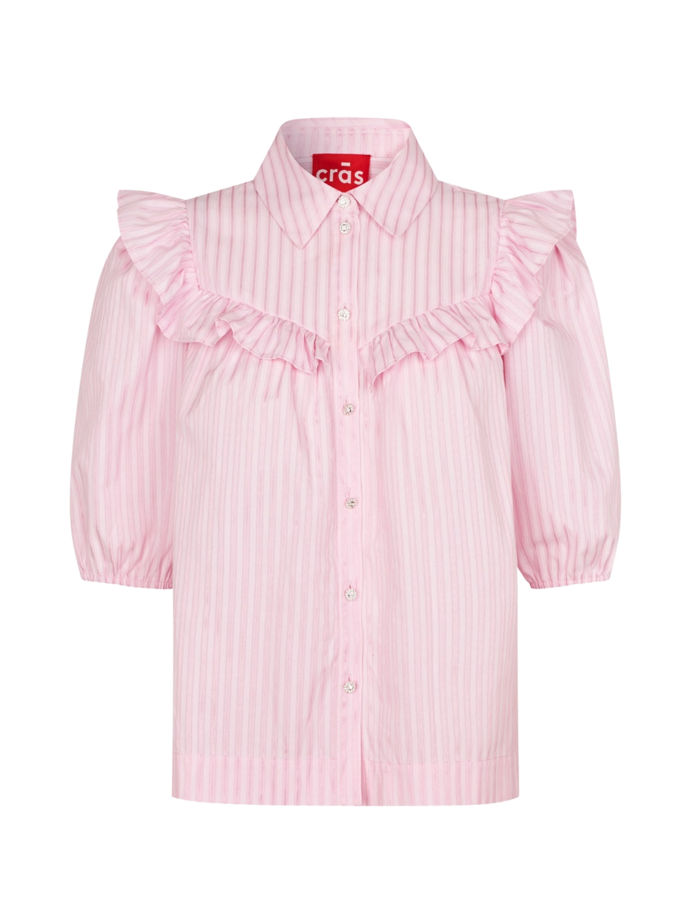 Crās - Camisa ' Ellencras ' em rosa: frente
