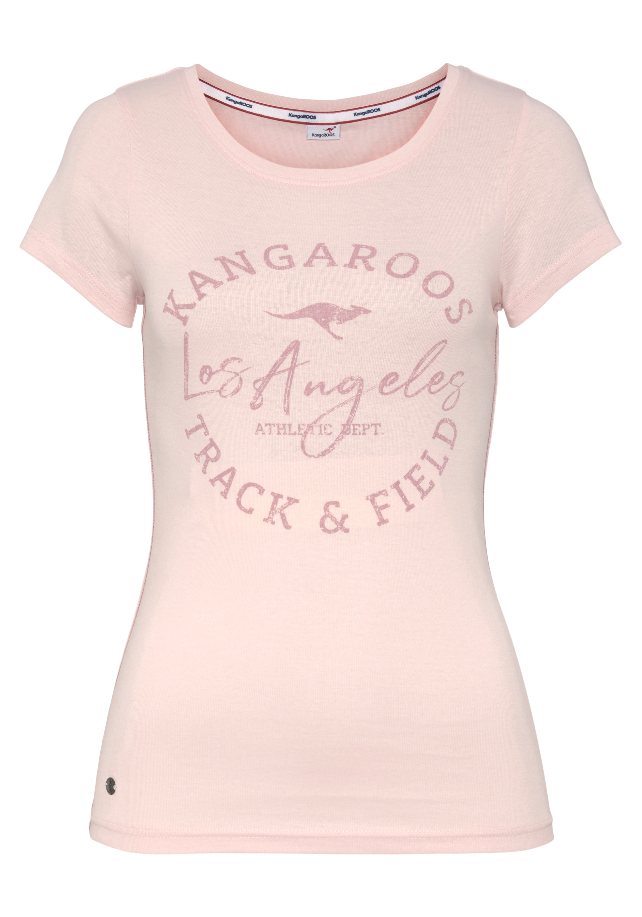 KangaROOS Shirt in Pink: Vorderseite