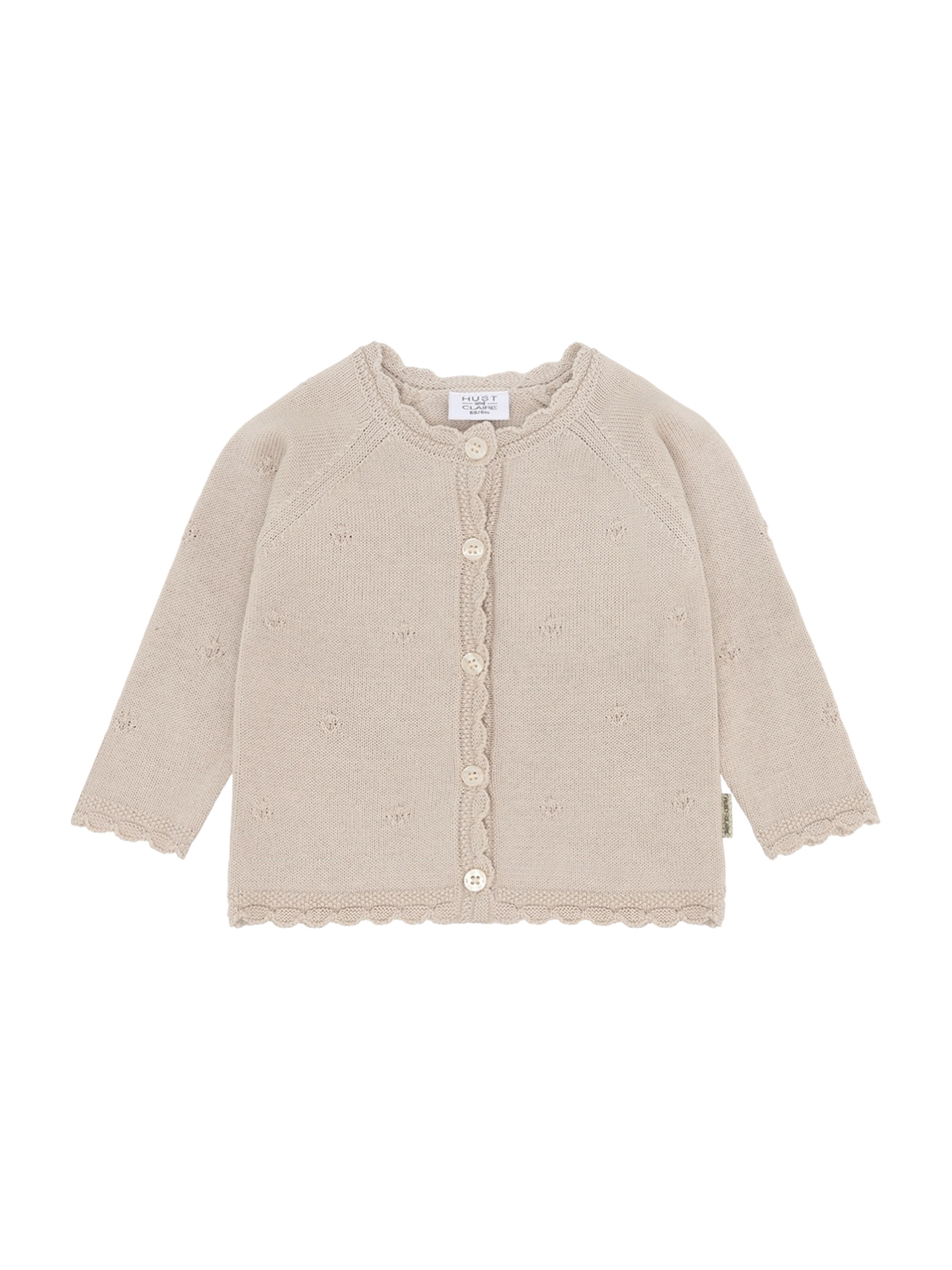 Hust & Claire Gebreid vest 'Cilja' in de kleur Beige, Productweergave