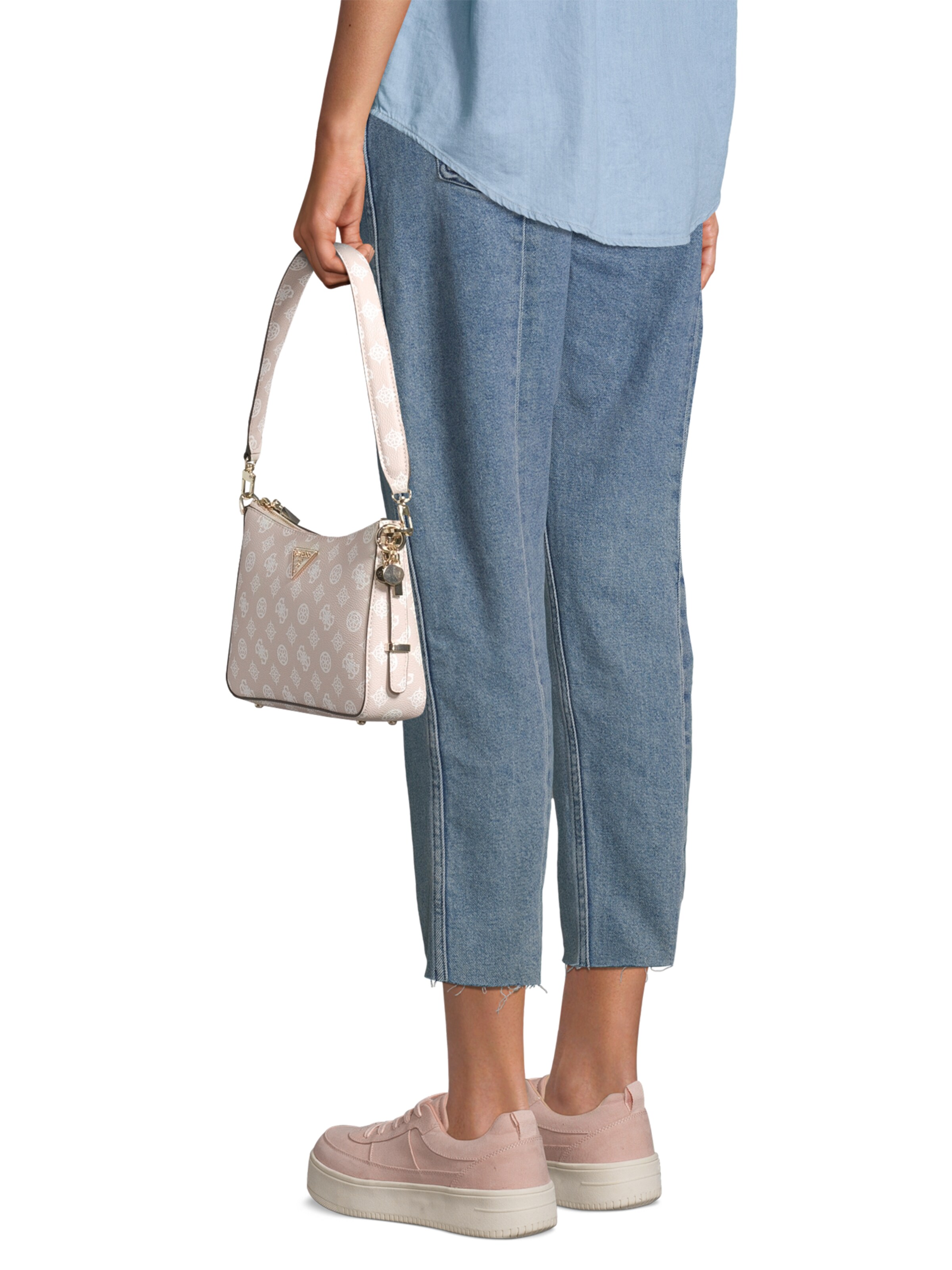 GUESS Olkalaukku 'Erica' värissä beige