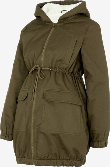 MAMALICIOUS Prehodna jakna 'Linse' | kremna / oliva barva, Prikaz izdelka