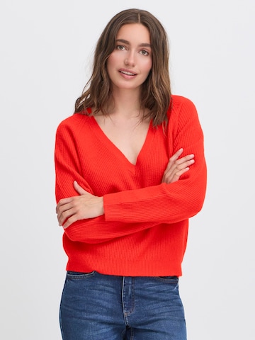 Pullover 'IHDASILA' di ICHI in rosso: frontale