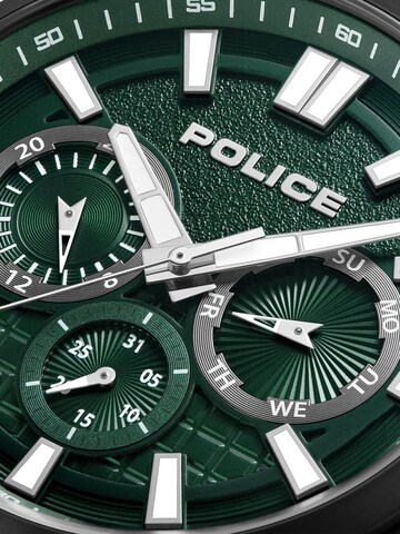 POLICE Analog Watch 'Function watch Rangy' in Green