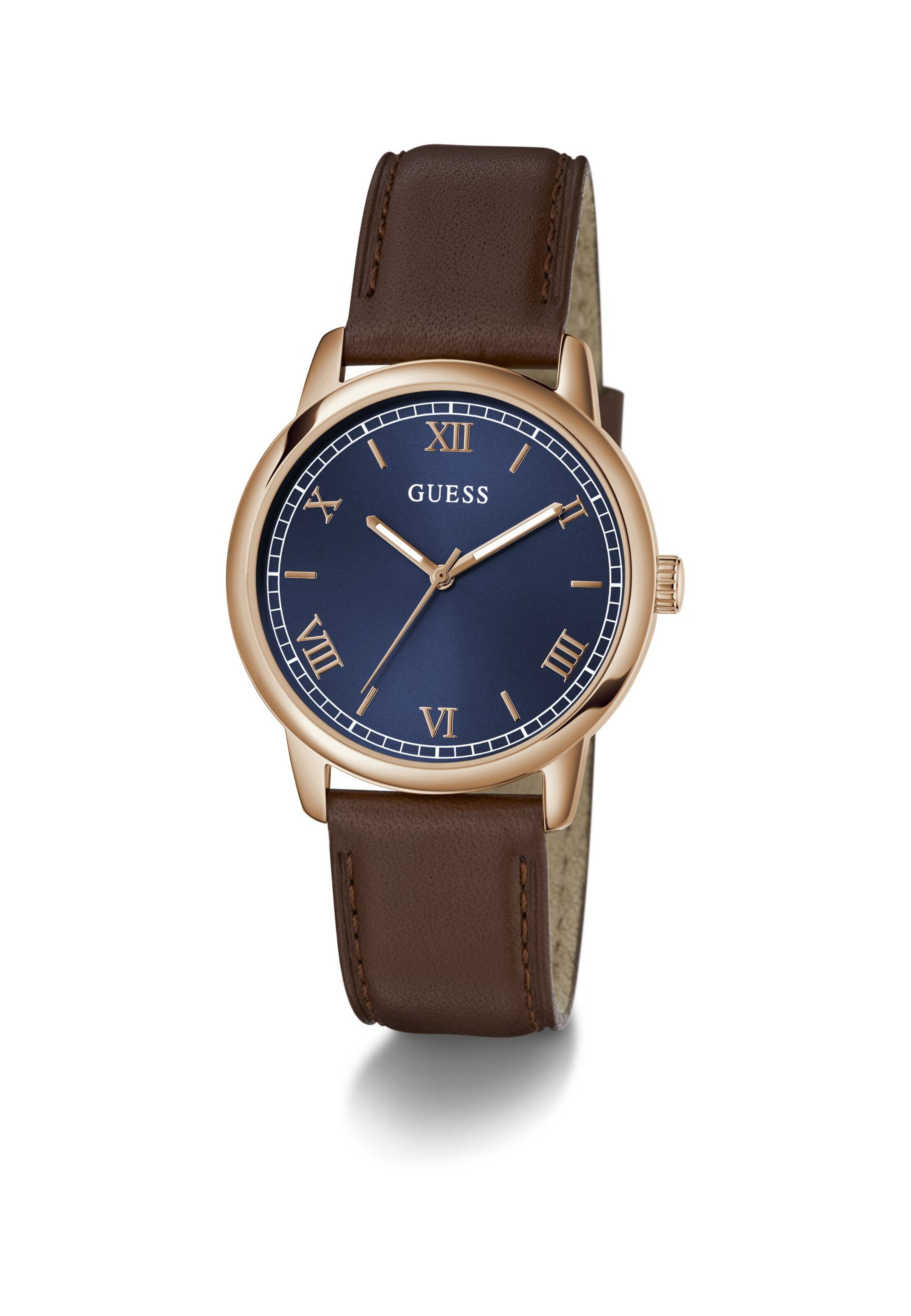 GUESS Uhr 'Chandler' in Braun