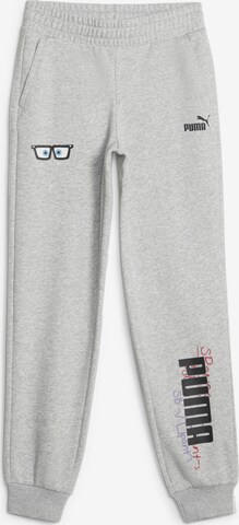 PUMA Tapered Pants in Grey: front