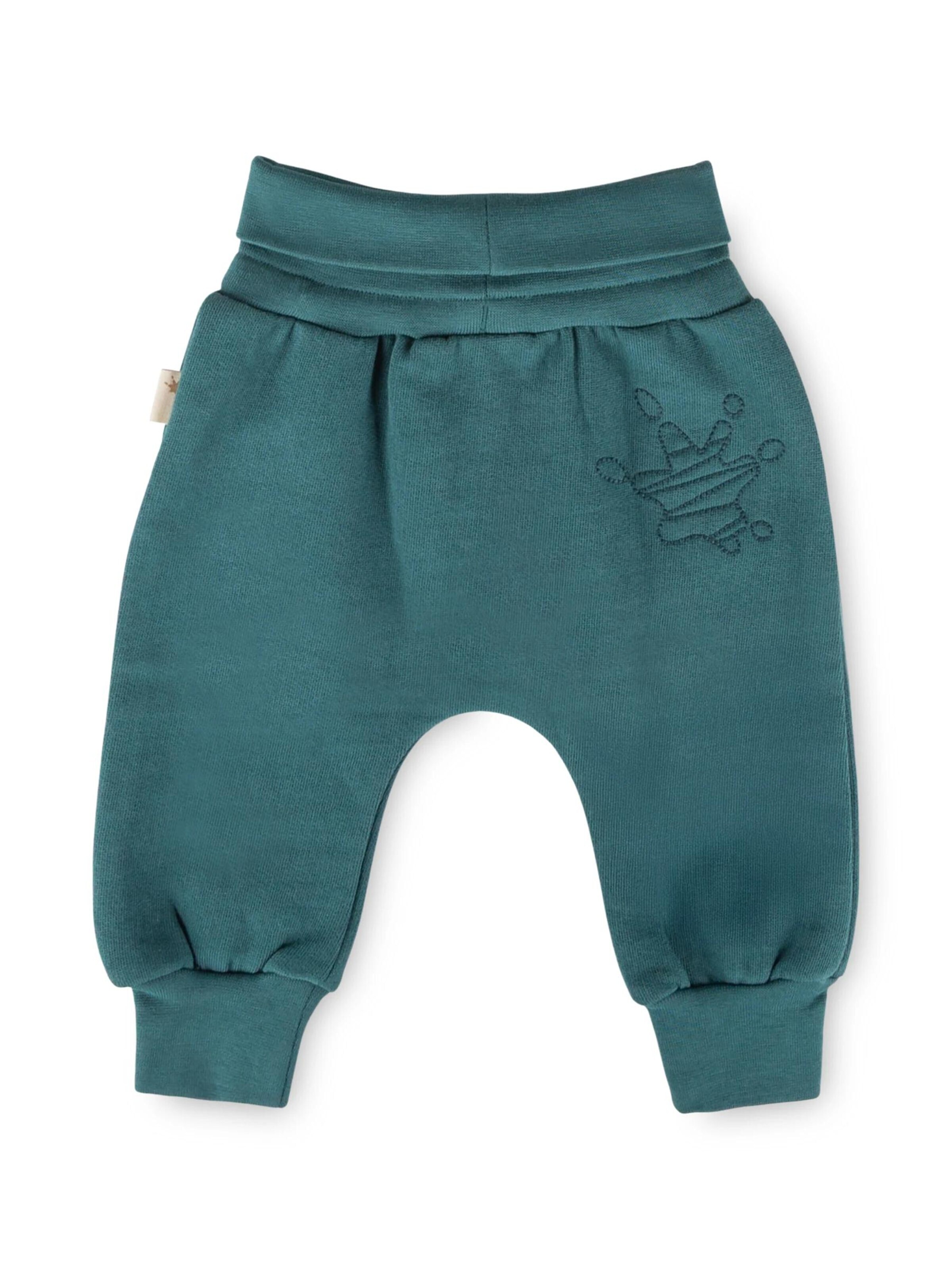 SIGIKID Regular Pants 'Sweathose' in Green