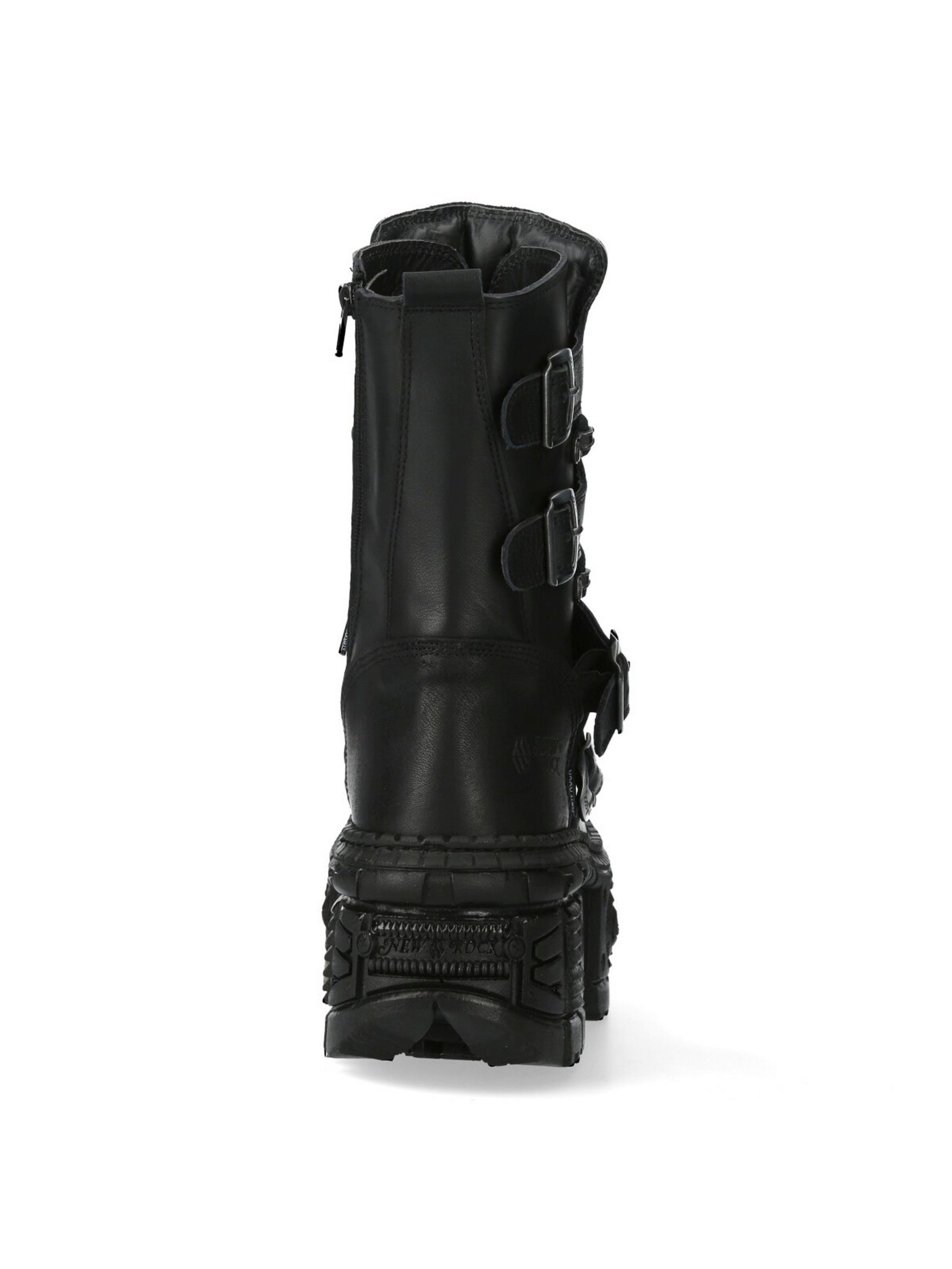 New Rock - Botas con cordones 'WALL373-S5' en negro