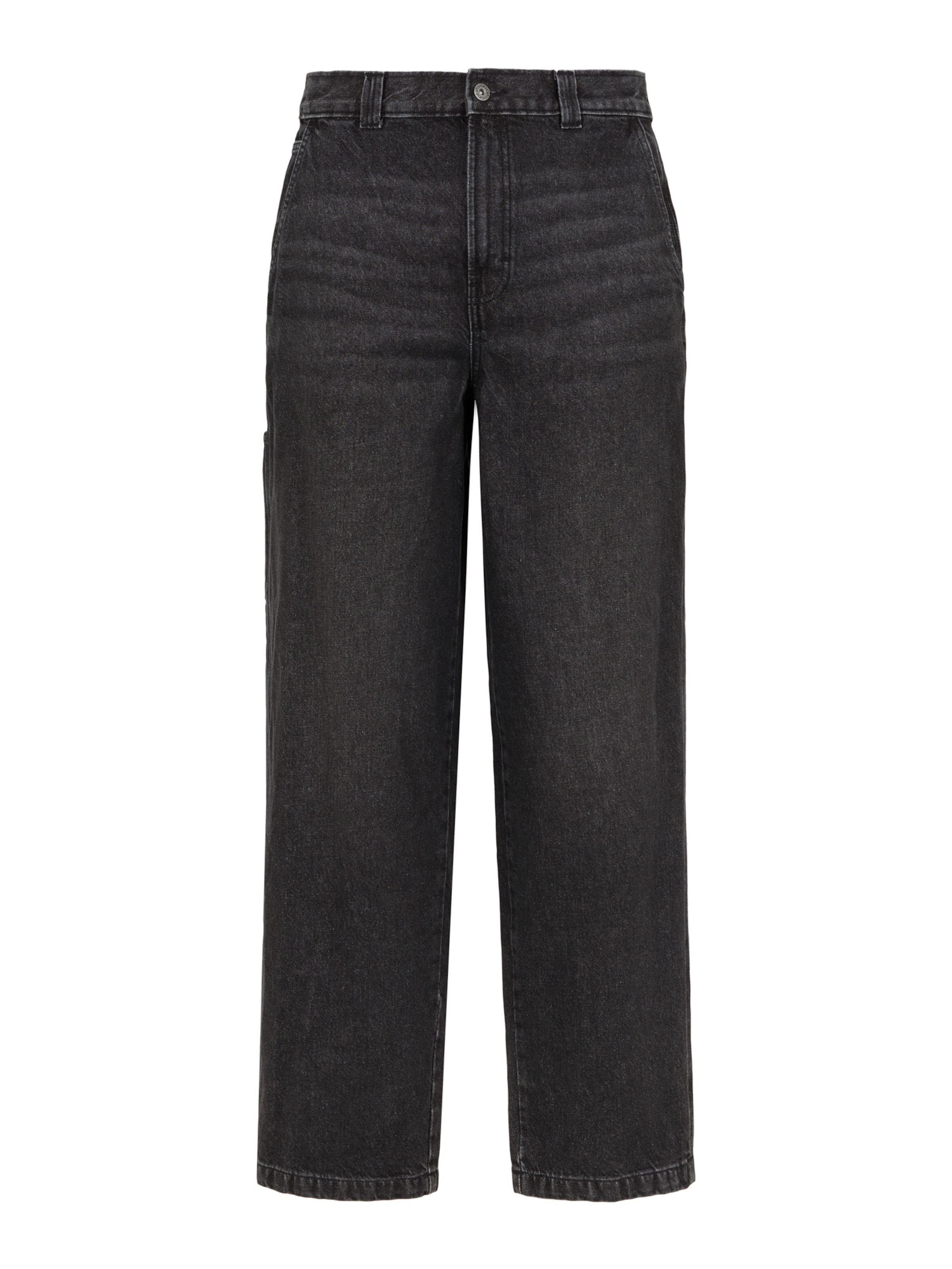 DICKIES - Loosefit Calças de ganga cargo 'MADISON' em preto: frente