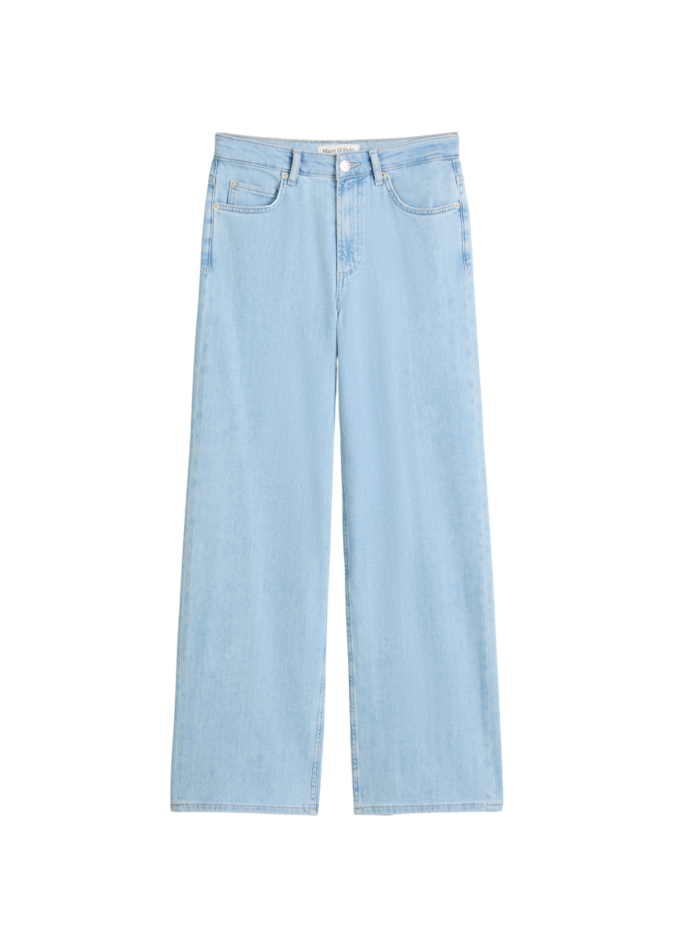 Marc O'Polo Wide leg Jeans in Blauw: voorkant