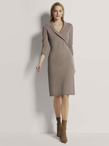 Robes en maille MADELEINE en gris