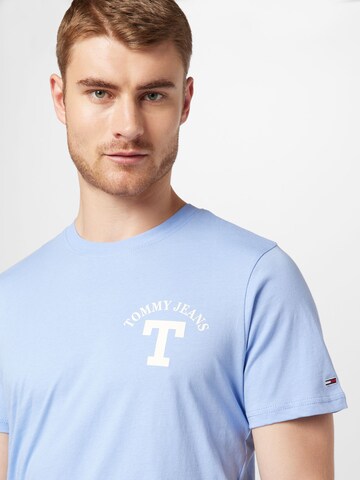 Tommy Jeans T-Shirt 'Letterman' in Blau