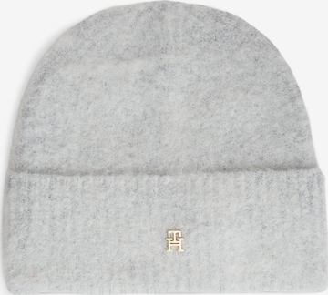 TOMMY HILFIGER Mütze 'Elevated Chic' in Grau: Vorderseite