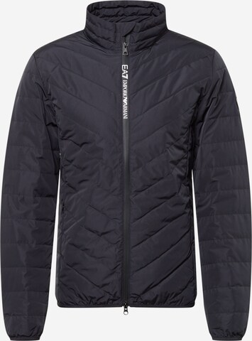 EA7 Emporio Armani Athletic Jacket in Black: front