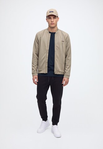 BOSS - Sudadera con cremallera deportiva 'Game' en verde