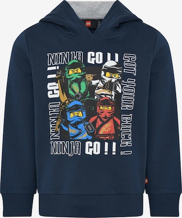 LEGO® kidswear Sweatshirt 'STORM 618' in Blauw: voorkant
