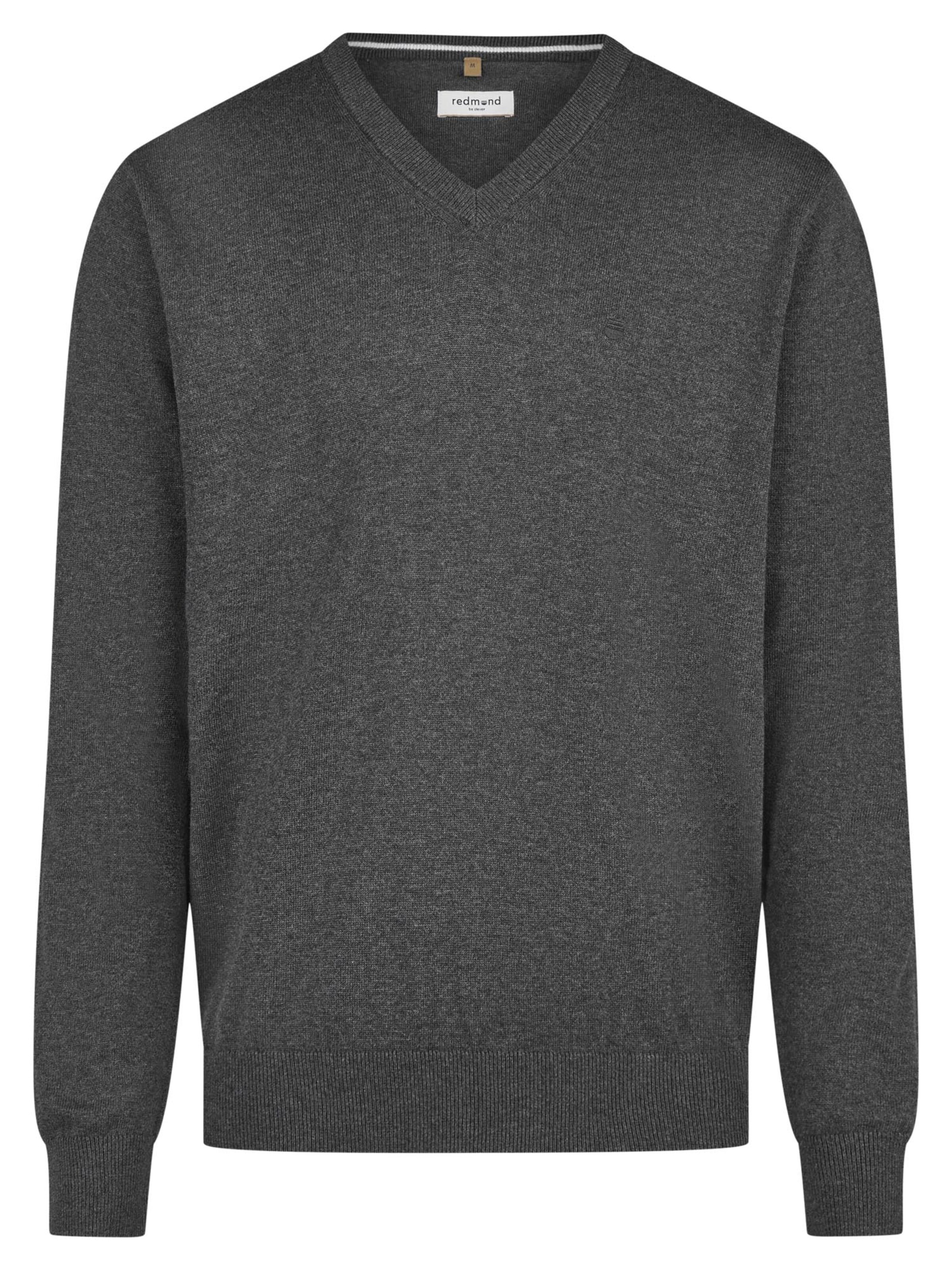 redmond Sweater 'Basic' in Grey: front