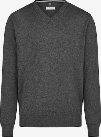 redmond Pullover 'Basic' in Grau: Vorderseite