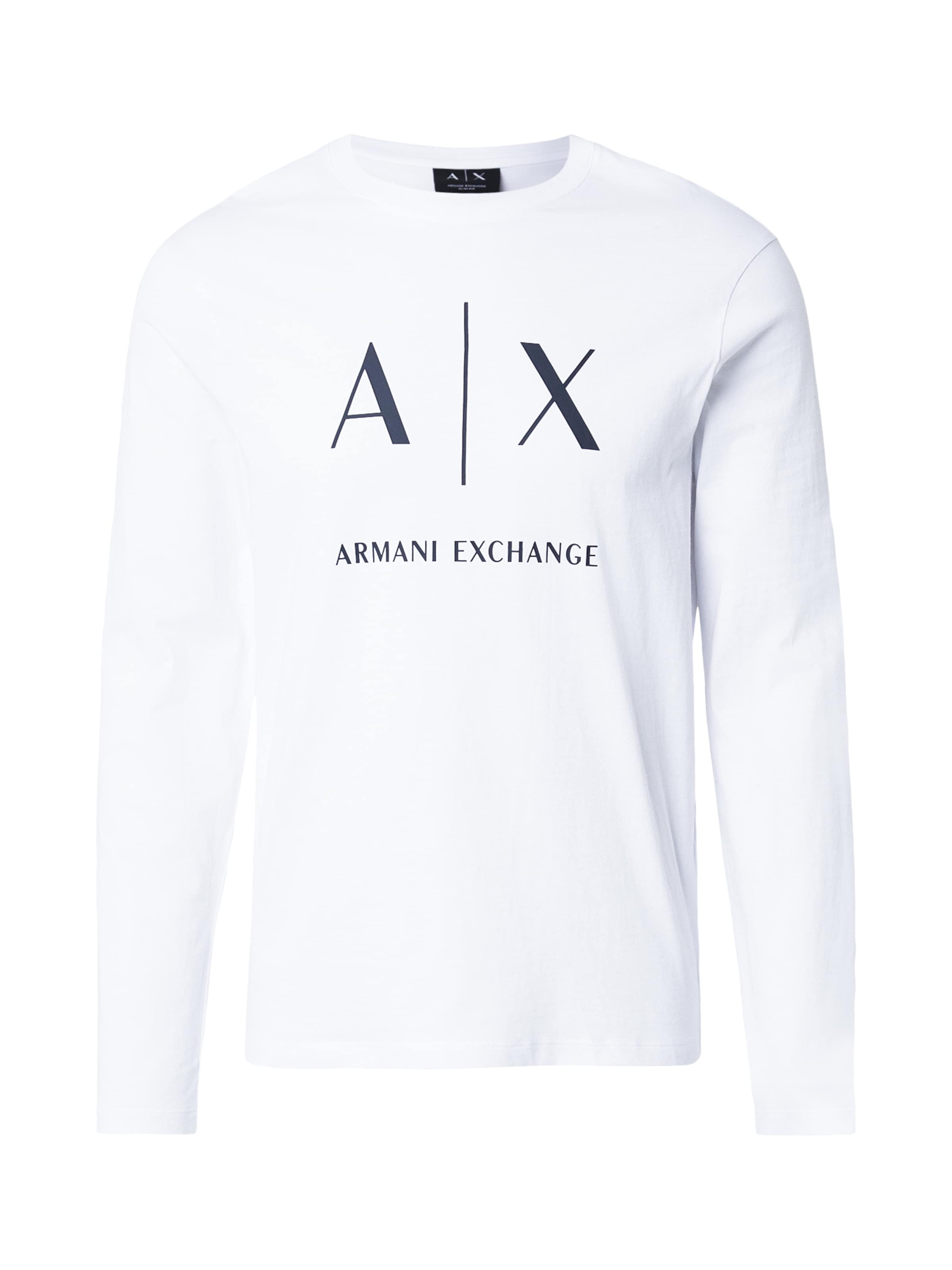 ARMANI EXCHANGE Μπλουζάκι σε λευκό: μπροστά