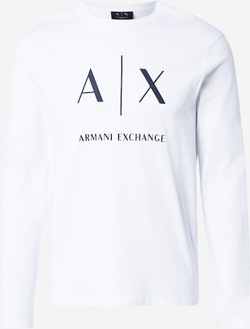 ARMANI EXCHANGE Tričko - Biela: predná strana