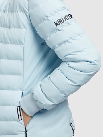 khujo Winter Jacket ' MAUDE MATT ' in Blue