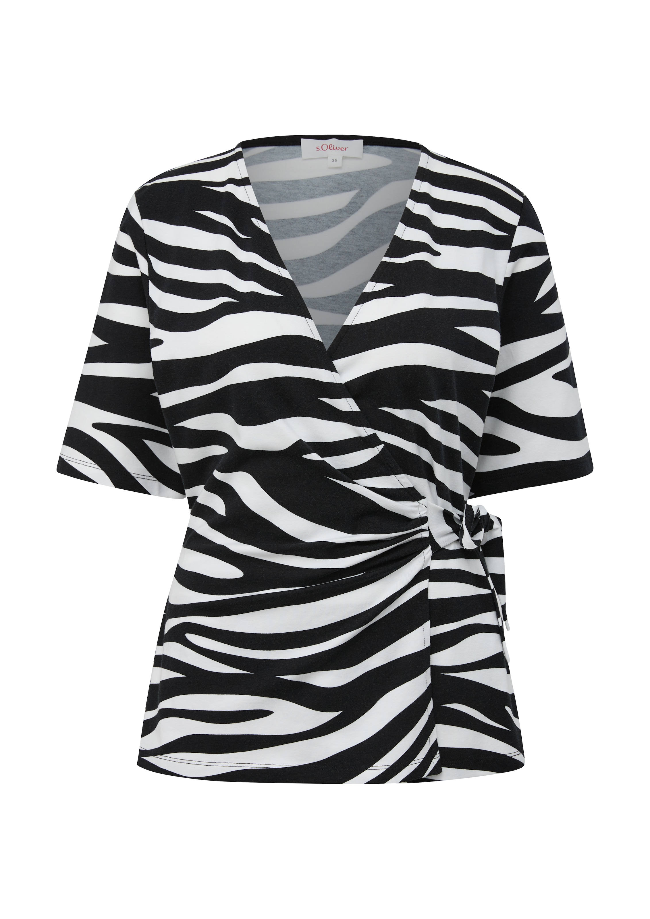 s.Oliver Blouse in Gemengde kleuren: voorkant