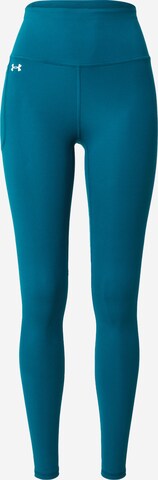 UNDER ARMOUR Workout Pants 'Motion' in Blue: front