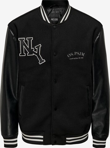 Only & Sons Between-Season Jacket 'Jay' in Black: front