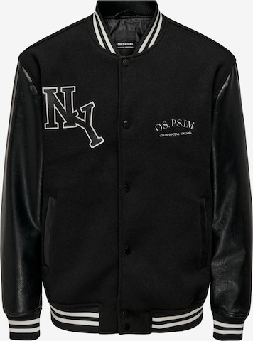 Veste mi-saison 'Jay' Only & Sons en noir : devant