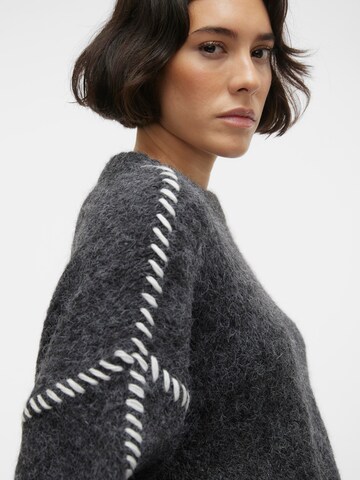 VERO MODA Sweater 'ZEN' in Grey