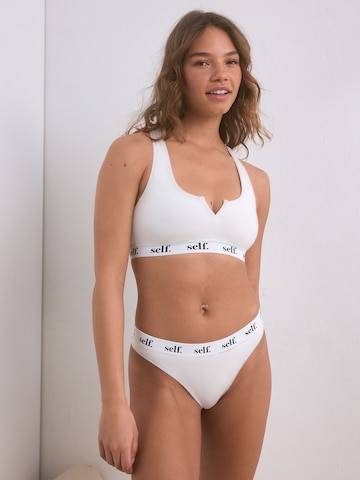 self. Slip in Weiß