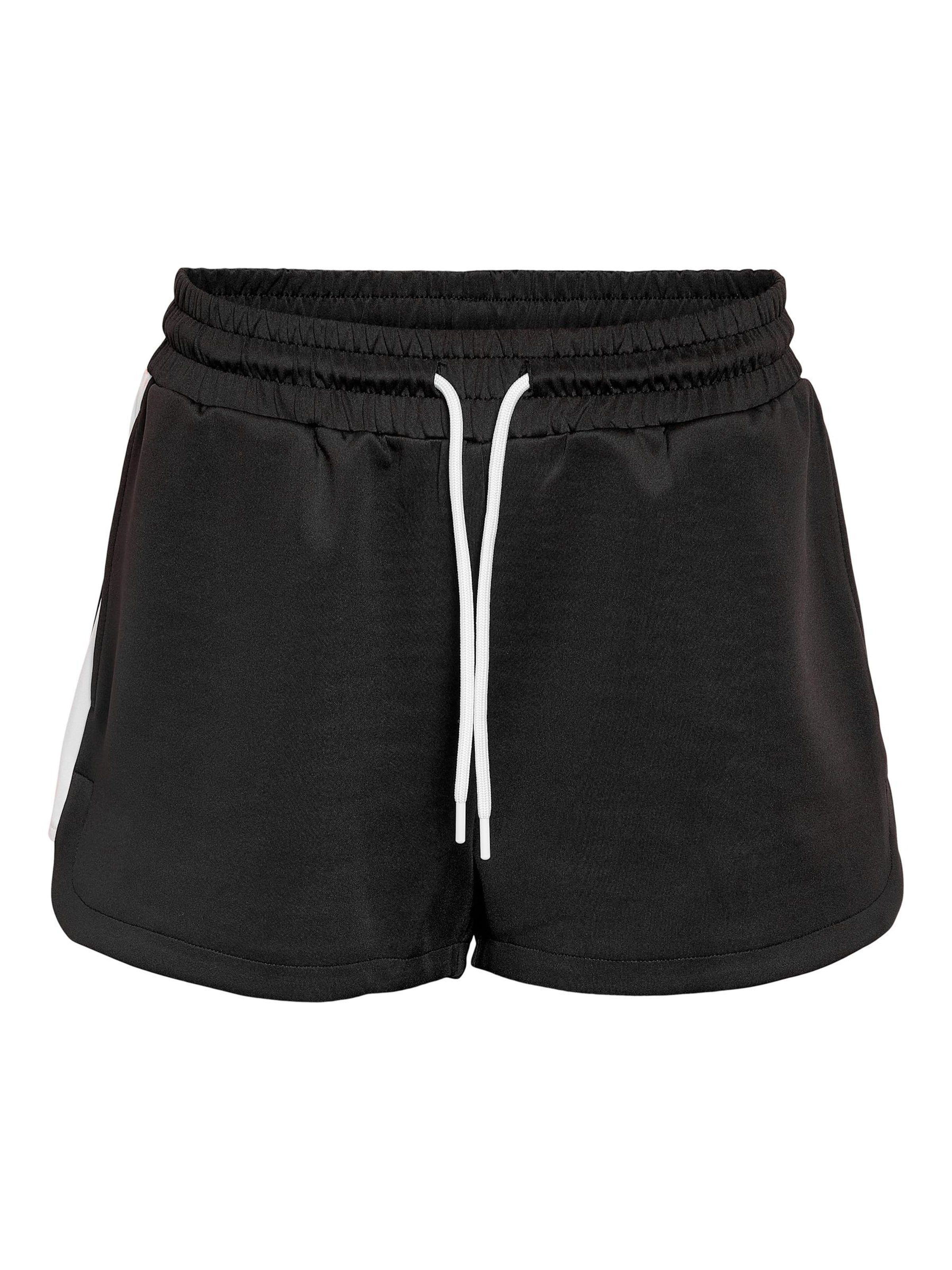 Noisy may Regular Broek 'NMRibbon' in Zwart: voorkant