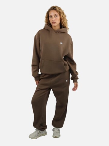 HEFTYKA Loosefit Sporthose 'CUFF JOGGER'‌‌‌‌‌ in Braun